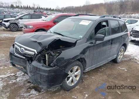 2015 Subaru Forester 2.5I Premium из США, поврежденный, VIN JF2SJADC9FH441265